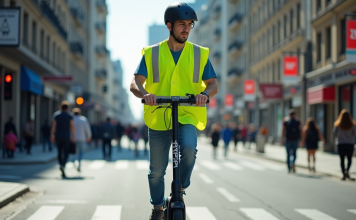 Port du gilet jaune en trottinette : obligatoire ou facultatif ?