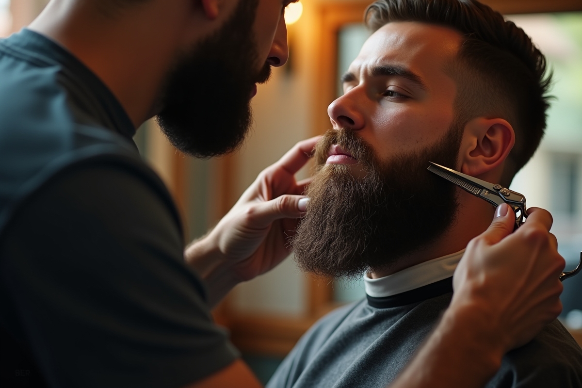 barbe soignée