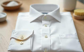 Enlever tache jaune d’aisselle : astuces efficaces pour nettoyer chemise
