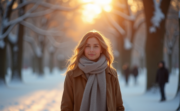 Nouer une écharpe en laine pour un style hivernal raffiné