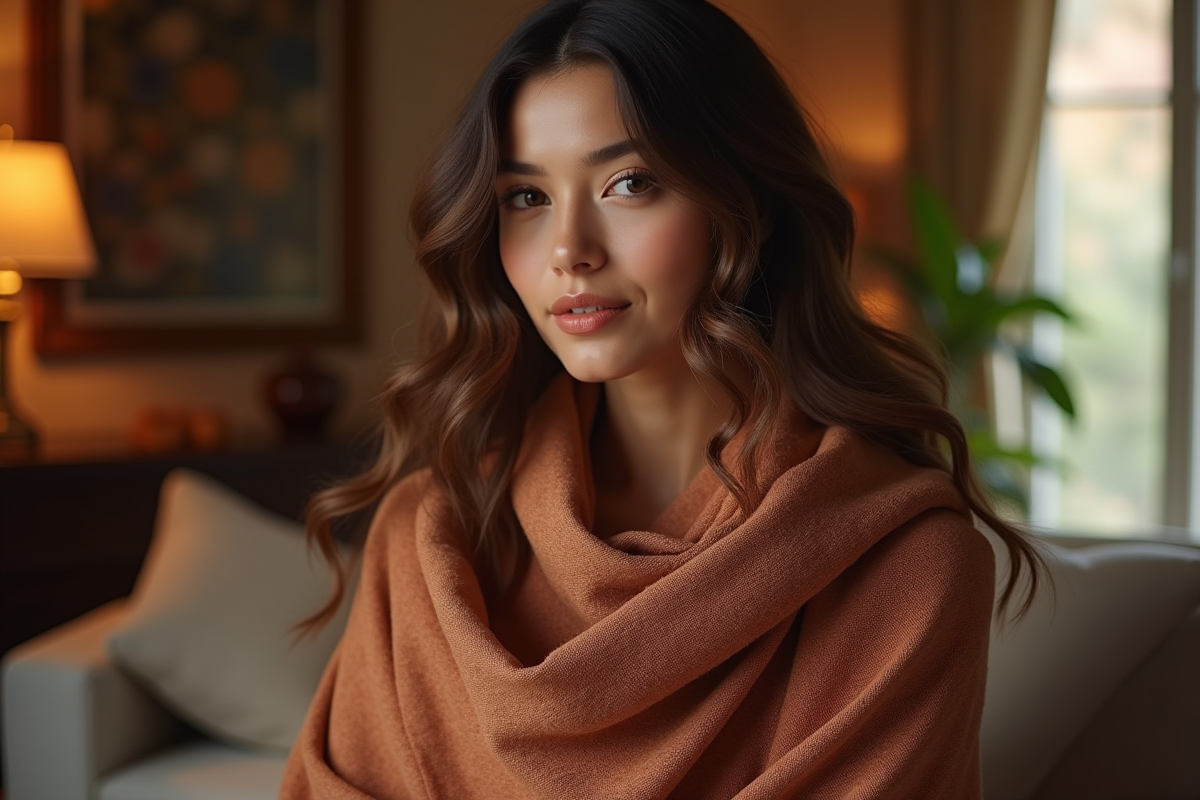 pashmina élégant