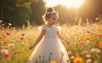 Robe de cérémonie pour fillette : l’univers féerique des créations uniques