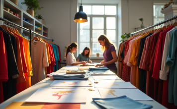 Collections de mode : combien par an ? Tout savoir sur les tendances du prêt-à-porter Studio de mode moderne avec collections prêt à porter